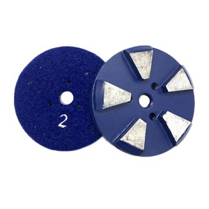 <span class=keywords><strong>3</strong></span> بوصة 4 الخطوات مجزأة المعادن و الراتنج لوحة تلميع/هوك ملموسة لوحة طحن رطبة مرنة - Product Image 4