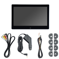 Monitor de reposacabezas para coche Android 12 2 + 32G de 10,1 pulgadas, pantalla de TV IPS con RCA, AV, Wifi, espejo, pantalla de asiento trasero de coche, reproductor de vídeo