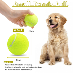 Vente en gros de balles de tennis pour animaux de compagnie personnalisées imprimées, balles de tennis pour chiens, balles d'entraînement interactives - Product Image 2