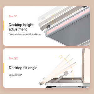 Bureau d'étude ergonomique moderne en bois pour enfants avec design multifonctionnel et fonction de réglage en hauteur pour la maison, la chambre et le salon - Product Image 5