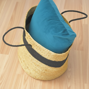 Sacs de transport en jute marron Sac fourre-tout écologique uni avec poignée en toile ouverte Capacité jusqu'à 2 kg Fabriqué en Inde - Product Image 1