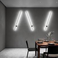 Applique murale LED minimaliste moderne en fer pour chambre à coucher, chevet, mur de fond, lampes murales décoratives pour la maison, salon de luxe