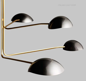 High End Mid Century Modern Multi Arm Dome Chandelier Luxury <b>Space</b> Age Pendant <b>Light</b> Fixture For Living Room Dining Area - Product Image 5