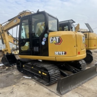 Mini-excavatrice d'occasion de 7 tonnes, Cat 307E2, mini-excavatrice à vendre, Caterpillar 302 305 305.5 306, excavatrice en bon état, prix bas
