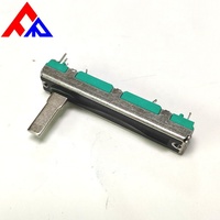 Potentiomètre linéaire à film de carbone de haute qualité à double rangée, course de 20 mm, 30 mm, 45 mm, 60 mm, 10k, 20k, 50k, 100k