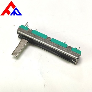High Quality Double Row 20mm 30mm 45mm 60mm Stroke 10k 20k 50K 100k Carbon Film Linear <b>Sliding</b> Potentiometer - Product Image 5
