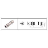 Connecteur métallique BEXKOM M8Y(Fe-R) 3 à 8 broches plaquées or, à visser, blindé EMC, IP67, anti-vibration, anti-corrosion