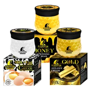 ROUSHUN शहद/दूध अंडा/24 K सोने शरीर क्रीम