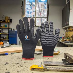 Guantes Antivibración NMSHIELD, Guantes de Trabajo Recubiertos de Goma, Guantes Personalizados para Obras de Construcción - Product Image 3