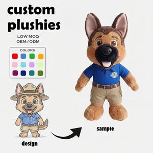 Peluches personnalisées avec logo, fabricant de jouets en peluche, peluche fille chibi personnalisée, robe mignonne, animal en peluche à expression amusante, poupée en peluche - Product Image 2