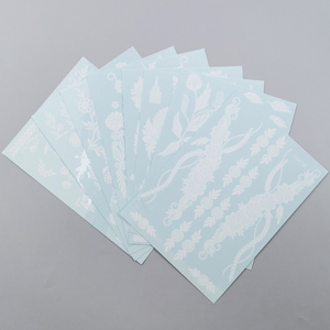 Adesivi temporanei per tatuaggio henné impermeabili all'ingrosso personalizzati con Design Mehndi adesivi per tatuaggi temporanei a mano per donne e ragazze - Product Image 3