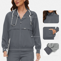 Blouse d'infirmière personnalisable, veste de travail brodée pour infirmières, uniforme d'hôpital pour infirmières