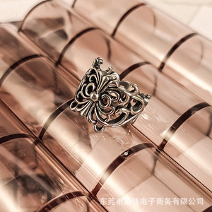 Retro Style <b>Titanium</b> Steel <b>Ring</b> Butterfly Shape Women's Jewelry Gift SA357 - Product Image 3