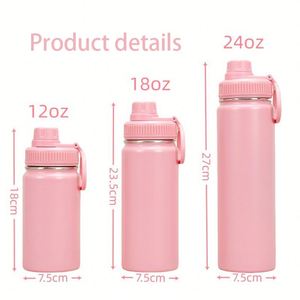 Custom logo 750ml Direct Drinking Vacuum <b>Flask</b> Insulated Gym Thermos Bottle Outdoor Sports School Stainless Steel Water Bottle - Product Image 2