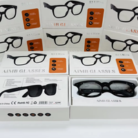 Gafas Inteligentes AIMB S3 Ultra con IA, Cámara de 5MP, Grabación de Video 1080P, WiFi, Traducción por IA, Gafas de Sol para Exteriores, Altavoz AAC, Magnéticas