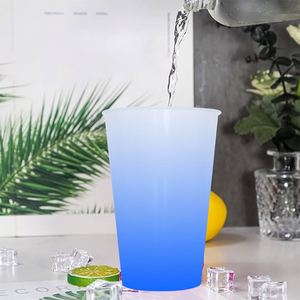 Gobelets de fête 16 oz, gobelets réutilisables en plastique changeant de couleur pour boissons froides, bière, jus, lait, mugs de voyage personnalisés - Product Image 3
