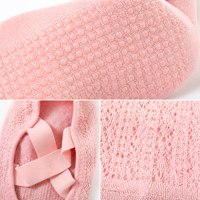 Chaussettes de yoga en maille respirante pour femmes, antidérapantes, extensibles, pour studio et sport, fabrication OEM, étiquette privée, design personnalisé