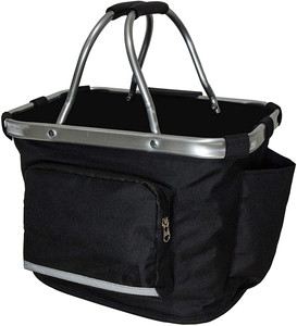 BSCI personnalisé amovible petit animal de compagnie chat chien transporteur pliable <span class=keywords><strong>avant</strong></span> vélo panier vélo guidon cyclisme pique-nique sac - Product Image 2