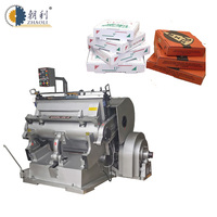 Machine de découpe et de pliage semi-automatique à lit plat pour carton ondulé / cuir / carton (3/5/7 couches)