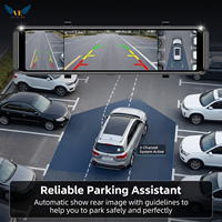 Cámara para Coche VIEVGUARB K1 con Doble Lente, ADAS, Visión Nocturna, Sensor G, Monitor de Estacionamiento, Grabación en Bucle, Control por Aplicación, 4K 1080P, WiFi, GPS