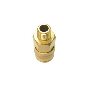 Dingyi 1/4 Npt Brass Quick Coupling External <b>Thread</b> Air Compressor Accessory Pneumatic <b>Tool</b> Part - Product Image 2
