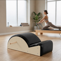 Correcteur de colonne vertébrale en chêne de haute qualité avec design d'arc réglable pour l'entraînement du tronc - Équipement d'exercice pour studio et usage domestique