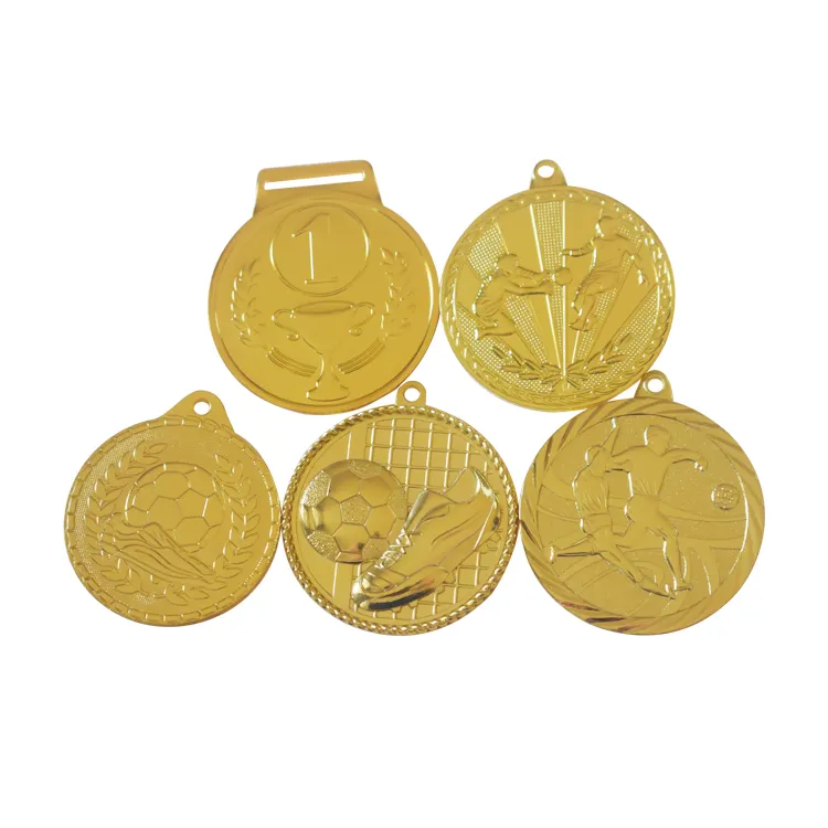 2023 Football Cup Cheap Promotional Marathon Gymnastics Medal Custom Game Winner Metal Soccer Sports Soccer Medal And Trophy