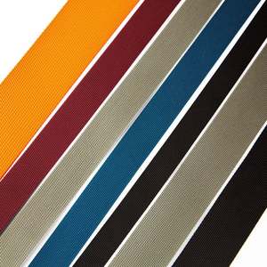 Sangle en nylon recyclé tissé élastique imperméable à l'eau, imprimé jacquard personnalisé en gros, rembourrage lourd, bande textile pour la maison - Product Image 2