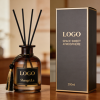 Ensemble diffuseur de parfum de luxe sans flamme pour la maison, diffuseur d'arômes avec bâtonnets naturels pour chambre, salle de bain, collection cadeau, OEM