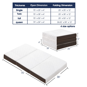 Mật độ cao Bộ nhớ bọt nệm sofa thoải mái có thể gập lại giường với sợi polyester làm đầy chất liệu vải - Product Image 6