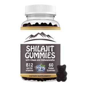 קונים <span class=keywords><strong>dropshipping</strong></span> יש מניות shilajit gummies chaga ashwagandha ויטמין b12 d2 himalayan אורגני שילאג 'ט - Product Image 1