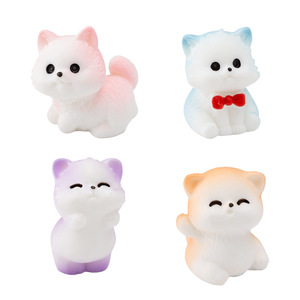 Figurines de chats miniatures, figurines d'animaux en résine, figurines de chats pour bricolage, décorations de gâteaux, pour micro-paysages, maisons de poupées, jardins - Product Image 2