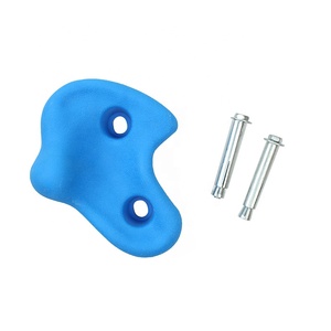 Grips de roches d'escalade pierres de mur d'escalade main tient le matériel de montage pour les enfants pour le parcours d'obstacles de mur de terrain de jeu extérieur - Product Image 1