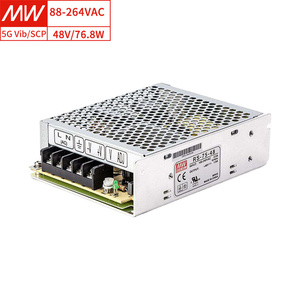 MEAN WELL-Fuente de alimentación de salida única, diseño compacto, baja potencia sin carga, 48V, 1.6A, 75W, ideal para automatización industrial - Product Image 1