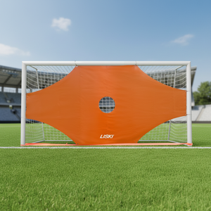 Liski แผ่นพีวีซี "ยิง1" สำหรับการยิงเป้าที่แม่นยำ7-a-side มียางยืด (ขนาด4x2) สีส้ม - Product Image 2