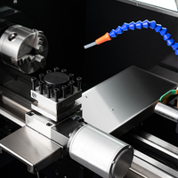 Mini tour CNC CNC210 CTCNC21C, léger, pour le travail des métaux, haute précision, 2 axes, double broche, contrôleur de marque