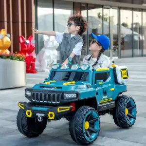 新设计的可充电儿童乘坐汽车12v电池电动婴儿玩具车，带遥控器