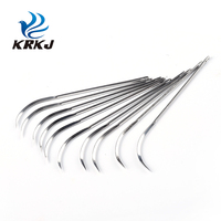 CETTIA KD909A fabrication aiguille à suture vétérinaire droite de forme ronde sans fil pour la chirurgie bovine