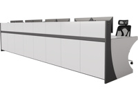 JCCX-2 Offre Spéciale Mobilier de bureau commercial Cadre en acier Centre de commande Personnel Poste de travail Moniteur Console Bureau