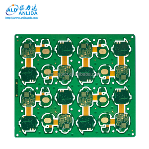 10 lớp <span class=keywords><strong>0.1mm</strong></span> Laser khoan HDI cứng nhắc-Flex PCB bảng mạch - Product Image 4