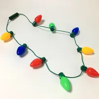 Party Lieferanten Weihnachts beleuchtung Weihnachts feier Glühbirne LED Halskette