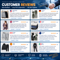 Ensemble 2 pièces décontracté pour femme : veste courte zippée à col montant en tricot et pantalon large rayé, personnalisable avec logo, vente en gros