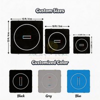 Tapis de fitness gonflable imperméable pour la lutte, la gymnastique, antidérapant, Air Track 3m x 3m en PVC, pour Jiu Jitsu, BJJ, MMA, Judo, pliable