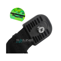Poignée de transport pour kayak en sangle souple en caoutchouc PVC de 2,5 cm de large et 28 cm de long, antidérapante, pour bateau gonflable, radeau, étui à outils, sac