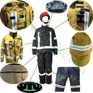 لهب رجال الإطفاء موحدة مكافحة الحرائق الدعاوى إطفاء الحرائق ملابس إطفاء الحرائق - Product Image 6