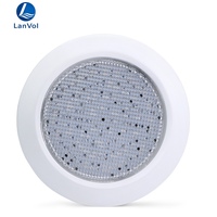 Lampu LED Bawah Air LanWo Berkualitas Tinggi Desain Baru Resin Isi PC 12V 8W IP68 Tahan Air untuk Kolam Renang