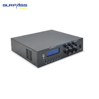 SP-MA80 Mini 60W Mikser Amplifikatörü, USB FM,70V 100V 4 16Ohms PA Amplifikatörü,1Mikrofon 1AUX MP3 Çalar, Uzaktan Kumandalı