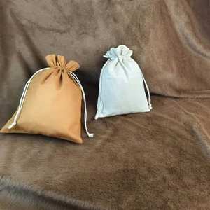 Wholesale Eco-Friendly Custom Logo Printed Drawstring Bag Recyclable <b>Linen</b> <b>Candle</b> Canvas Cotton for Bread Dust Storage Gift Soap - Product Image 6