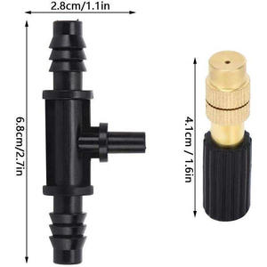 Buses d'irrigation goutte à goutte Xiuning Horticulture 60-80 mm, pulvérisation réglable pour système d'arrosage de serre, jardin et pelouse - Product Image 5
