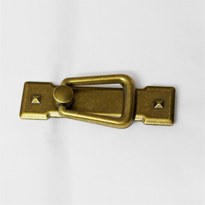 Classic Rectangular Zinc Alloy Cabinet Handle European Style <b>Antique</b> Bronze Durable Furniture Hardware - Product Image 3